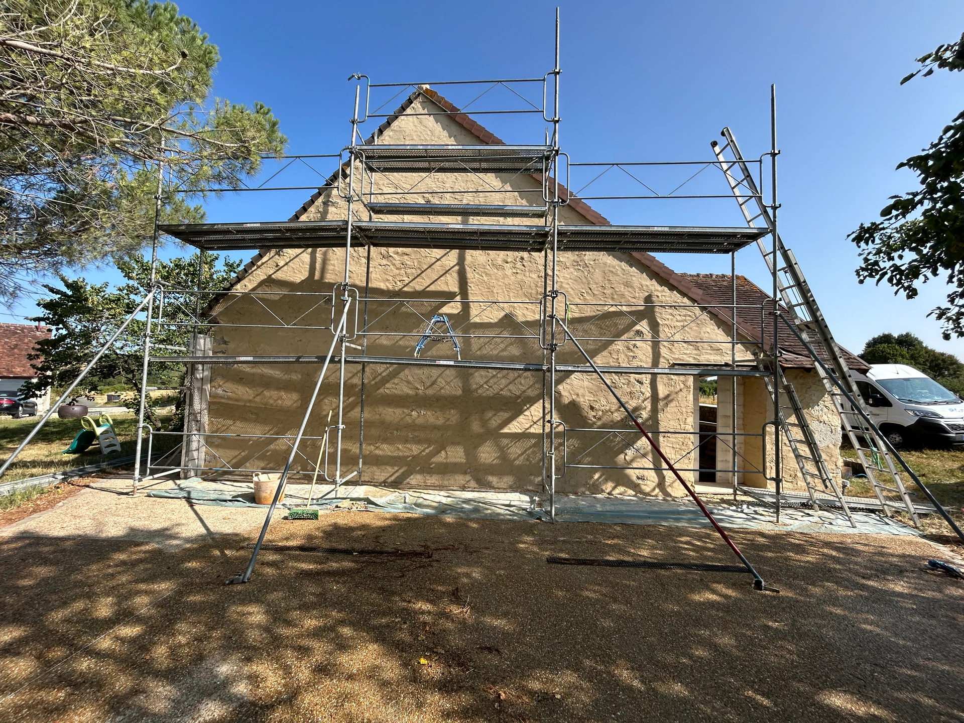 renovation facade la ferte‑bernard
